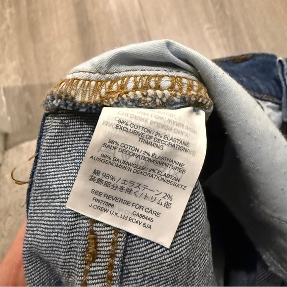 MADEWELL High-Rise Denim Cutoff Shorts | Size 25 | Indigo blue - Picture 4 of 7